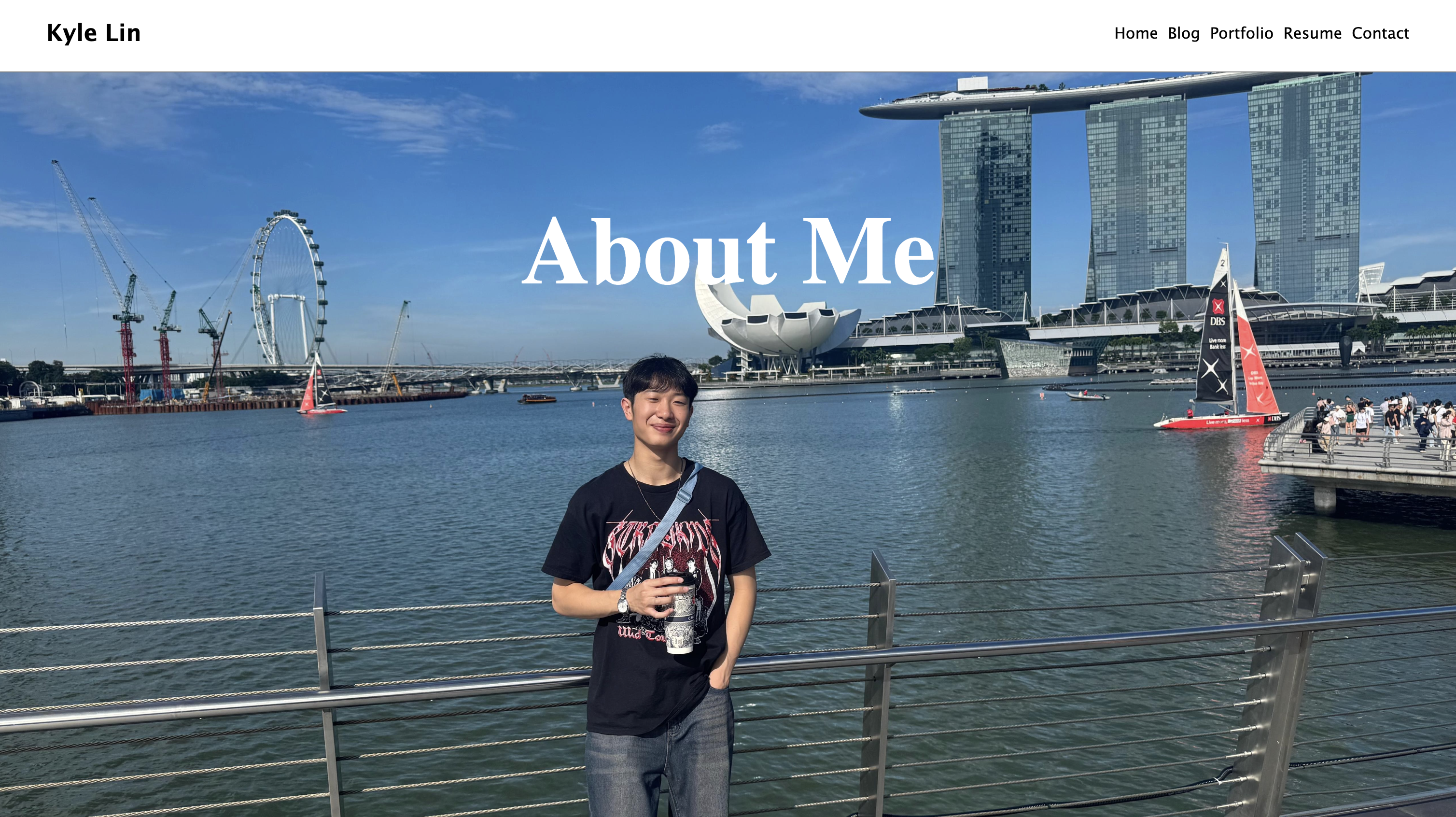 Personal Website Screenshot